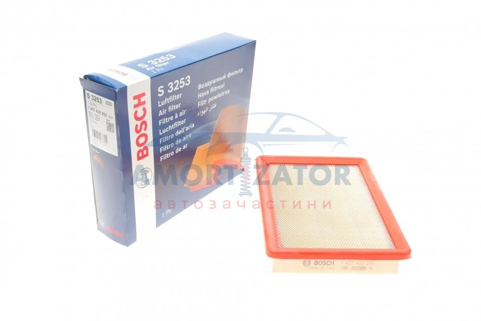 ПОВІТРЯНИЙ ФІЛЬТР W-V BOSCH 1 457 433 253 (фото 1)