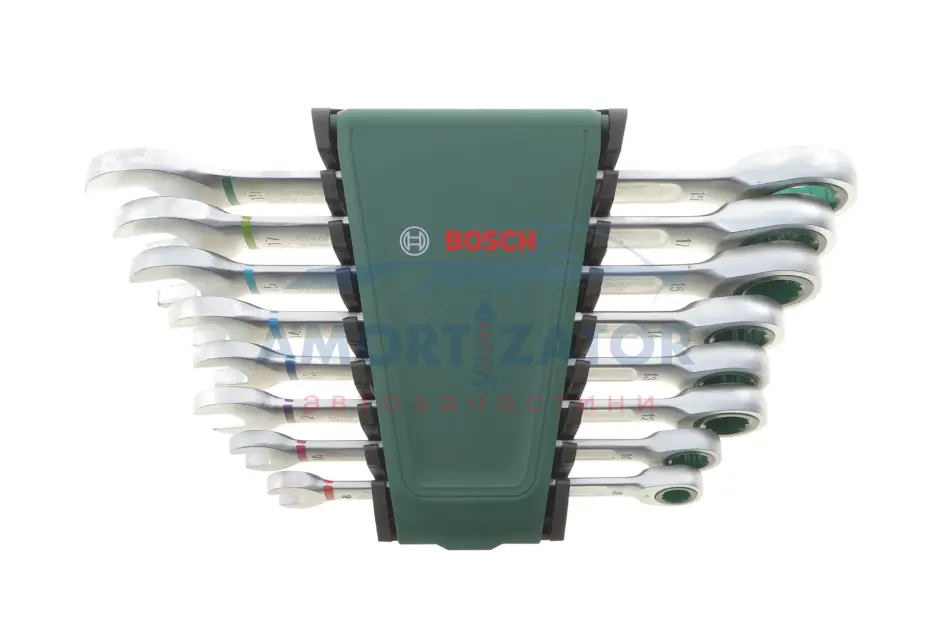 Набір комбі ключів з тріскачкою 8 шт BOSCH 1600A027PS (фото 1)