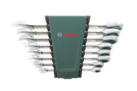 Набір комбі ключів з тріскачкою 8 шт BOSCH 1600A027PS