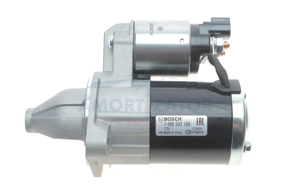 KIA Стартер CARENS III 09-, CEED SW 09-, CERATO KOUP II 10-, HYUNDAI BOSCH 1986S01106 (фото 1)