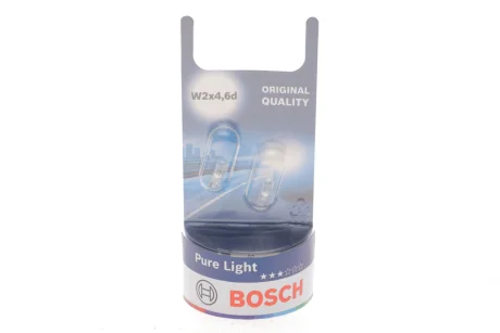 Лампа панелі приладів (упаковка-блістер 2шт) PBT5 12В 1,2Вт Pure Light BOSCH 1987301024