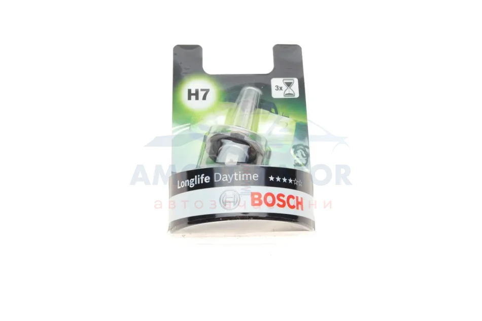 Лампа розжарювання H7 12V 55W PX26d daytime (blister) (вир-во Bosch) BOSCH 1 987 301 057 (фото 1)