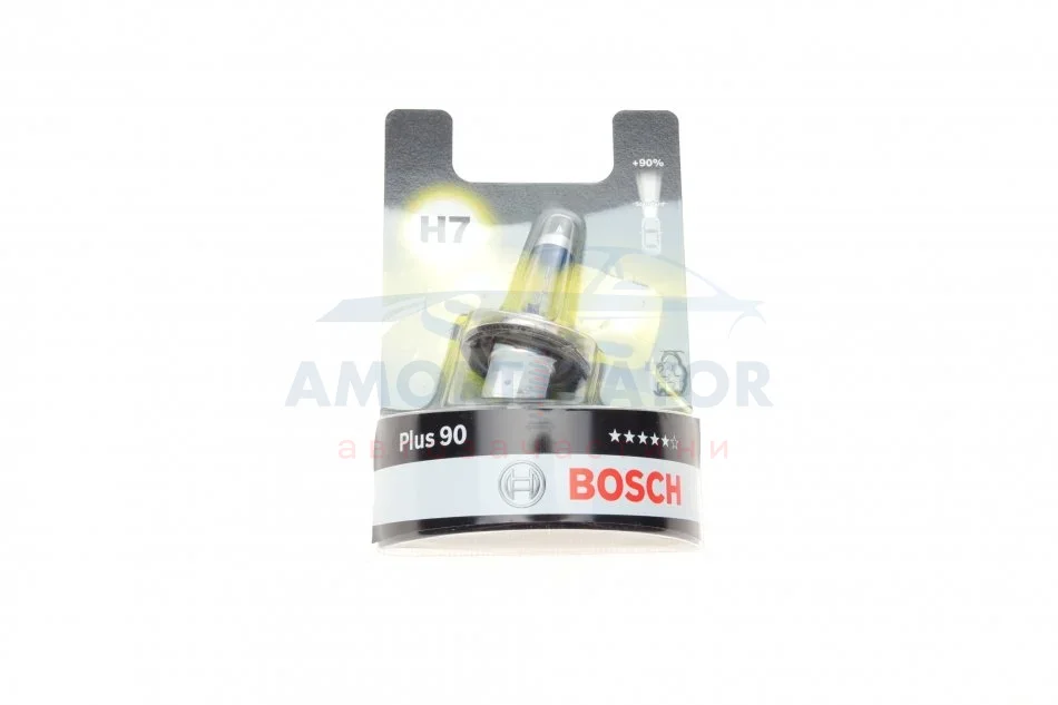 Автолампа (12 V 55 W H7 PLUS 90 блістер) BOSCH 1 987 301 078 (фото 1)
