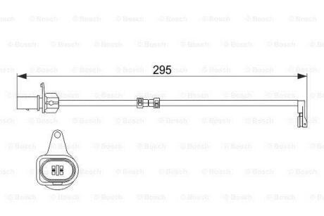Датчик зносу гальм. колодок Audi A6/A7/A8 3.0TDI/3.0TFSI 10- BOSCH 1987474508