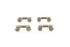 MITSUBISHI пластини для установки колодок (4шт.) Airtrek, Galant VI, Grandis, L200/400, Outlander, Pajero II,III,IV, Citroen C-Crosser BOSCH 1987474825 (фото 1)