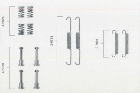 Монтажний комплект колодки BOSCH 1987475149