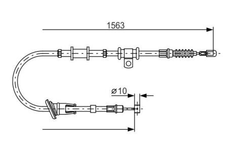 Гальмівний трос BOSCH 1987482064