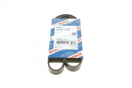 РЕМІНЬ П-КЛИНОВИЙ 6PK1038 BOSCH 1 987 946 000