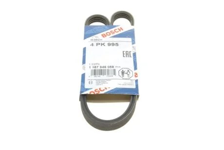 РЕМІНЬ П-КЛИНОВИЙ 4PK995 BOSCH 1 987 946 058
