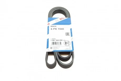 РЕМІНЬ ПОЛИКЛИНОВИЙ 6PK1540 BOSCH 1 987 946 099