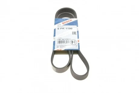 РЕМІНЬ П-КЛИНОВИЙ 6PK1190 BOSCH 1 987 947 818