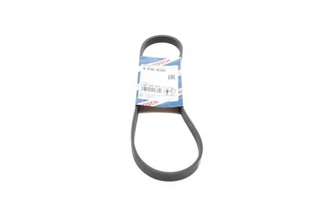 РЕМІНЬ П-КЛИНОВИЙ 5PK830 1 987 947 837 BOSCH 1987947837