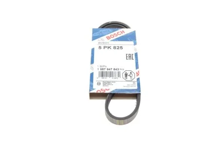 РЕМІНЬ П-КЛИНОВИЙ 5PK825 BOSCH 1987947843