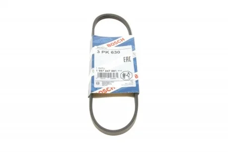 РЕМІНЬ П-КЛИНОВИЙ 3PK630 BOSCH 1 987 947 881
