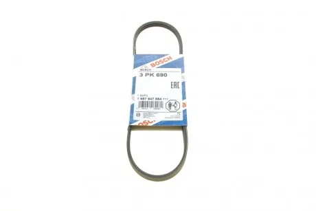 РЕМІНЬ П-КЛИНОВИЙ 3PK690 BOSCH 1 987 947 884