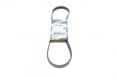 РЕМІНЬ П-КЛИНОВИЙ 5PK920 1 987 947 915 BOSCH 1987947915