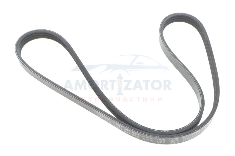 РЕМІНЬ П-КЛИНОВИЙ 4PK1006 BOSCH 1987947963 (фото 1)