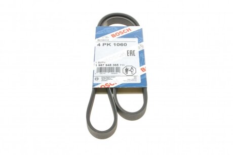РЕМІНЬ П-КЛИНОВИЙ 4PK1060 1 987 948 365 BOSCH 1987948365