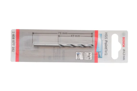 Спіральні свердла PointTec 4.2mm BOSCH 2608577162