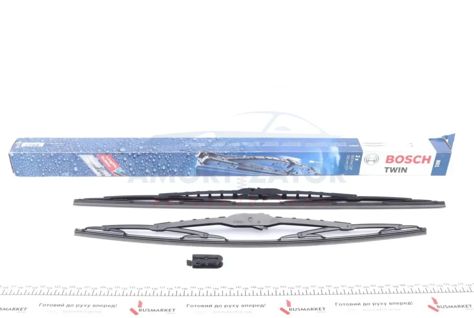 ЩІТКИ СКЛООЧИСНИКІВ TWIN BOSCH 3 397 001 801 (фото 1)