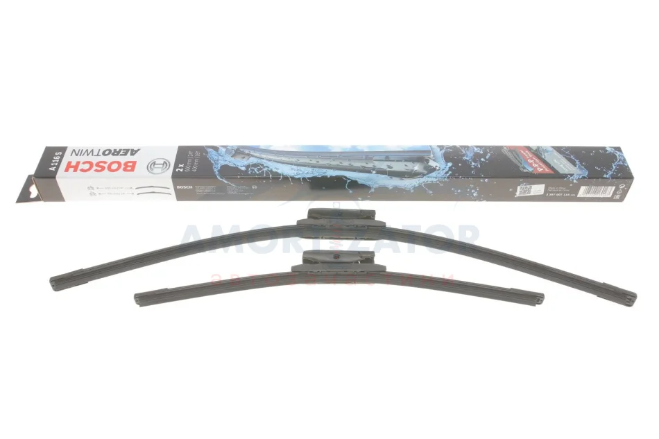 ЩІТКИ СКЛООЧИСНИКІВ AEROTWIN BOSCH 3 397 007 116 (фото 1)