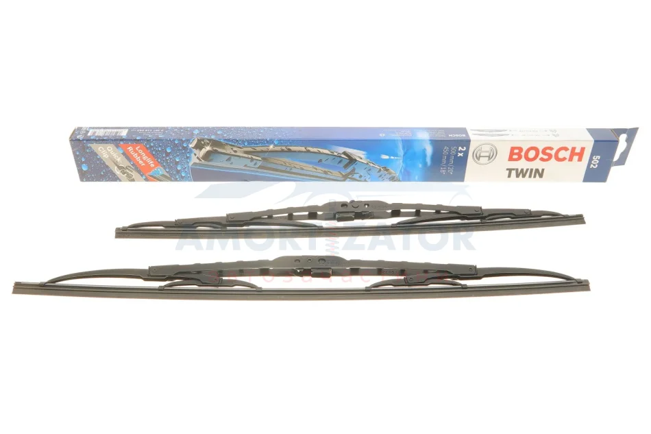 ЩІТКИ СКЛООЧИСНИКІВ TWIN BOSCH 3 397 118 563 (фото 1)