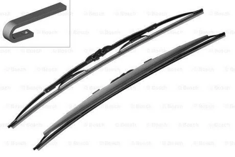 ЩІТКИ СКЛООЧИСНИКІВ TWIN SP BOSCH 3397118564