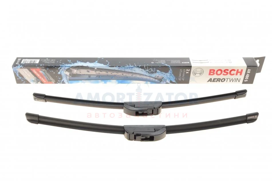 ЩІТКИ СКЛООЧИСНИКІВ AERO TWIN RETRO BOSCH 3 397 118 900 (фото 1)