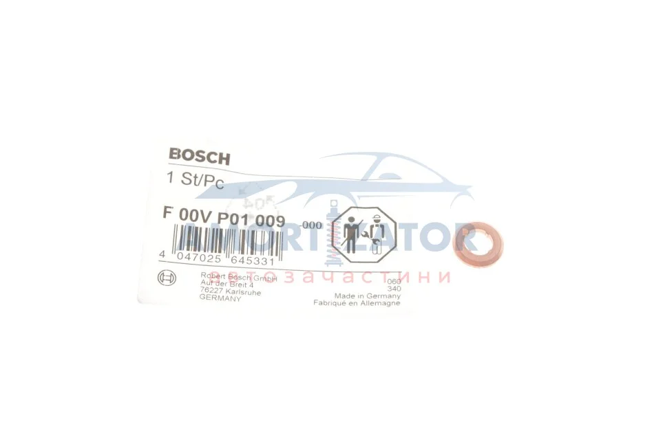 УЩІЛЬНЮЮЧЕ КІЛЬЦЕ BOSCH F 00V P01 009 (фото 1)