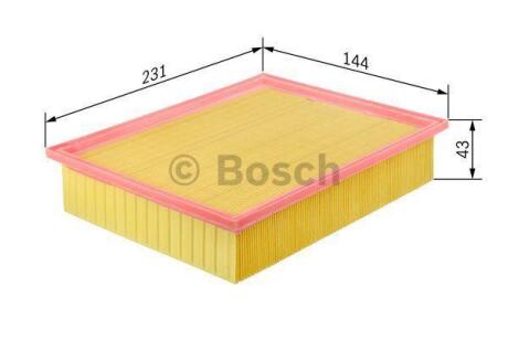 Повітряний фільтр BOSCH F026400037