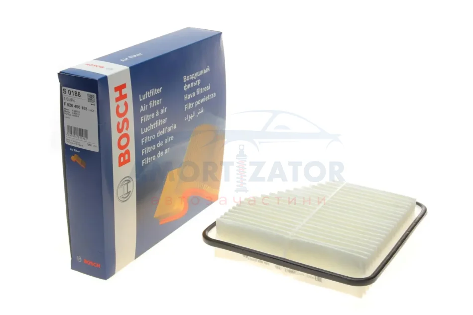ПОВІТРЯНИЙ ФІЛЬТР ВСТАВКА BOSCH F 026 400 188 (фото 1)