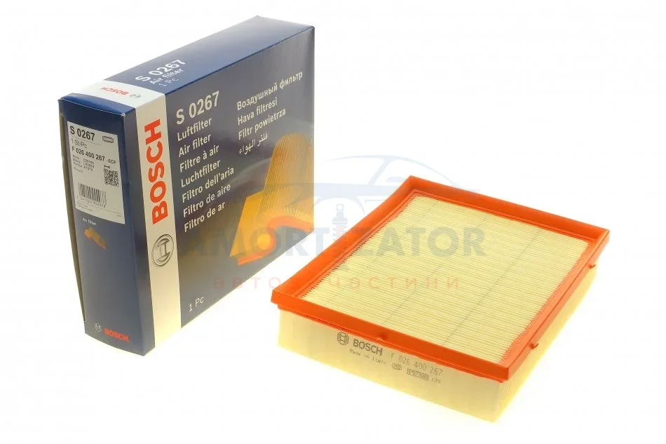 Фільтр повітряний BOSCH F 026 400 267 (фото 1)