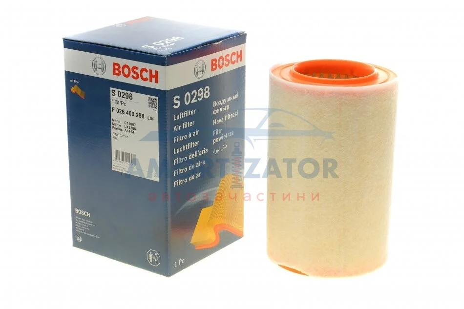 ПОВІТРЯНИЙ ФІЛЬТР ВСТАВКА BOSCH F 026 400 298 (фото 1)