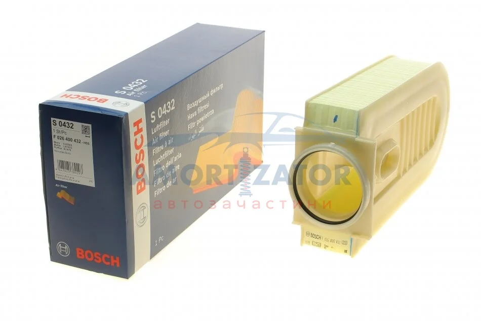 ПОВІТРЯНИЙ ФІЛЬТР BOSCH F 026 400 432 (фото 1)
