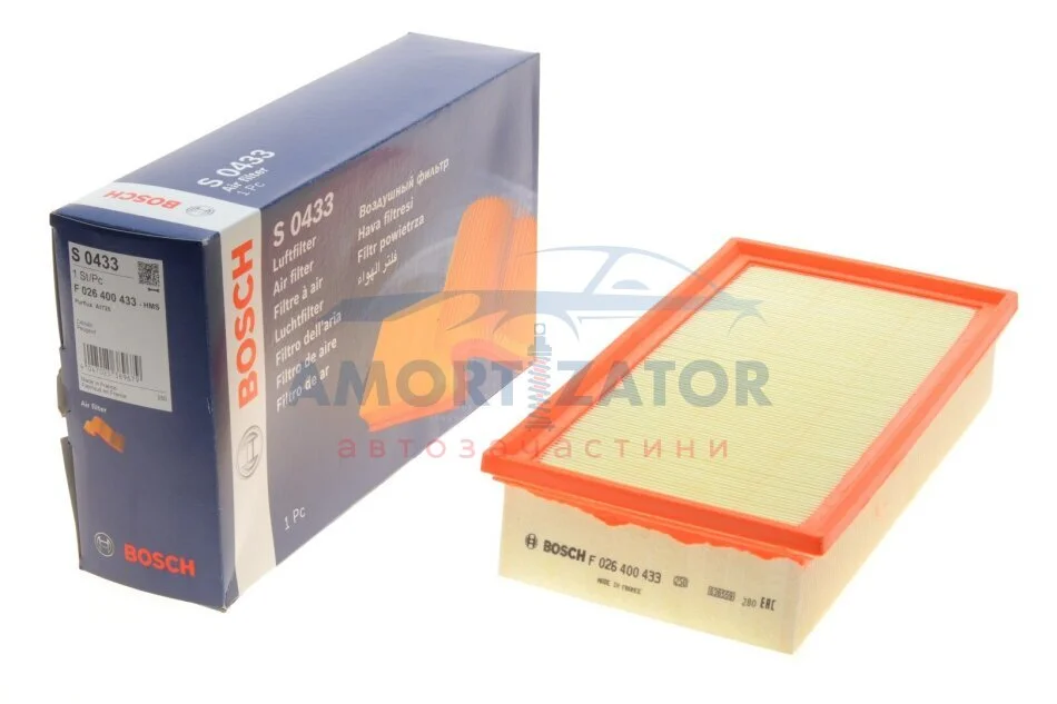 ВСТАВКА ПОВІТРЯНОГО ФІЛЬТРА BOSCH F026400433 (фото 1)
