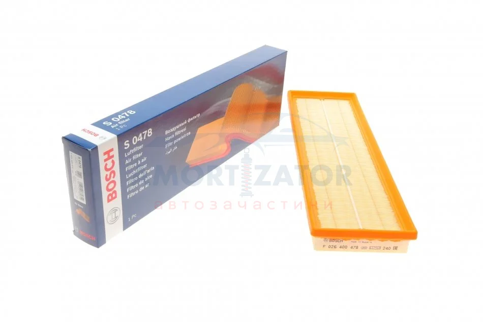 ПОВІТРЯНИЙ ФІЛЬТР BOSCH F 026 400 478 (фото 1)