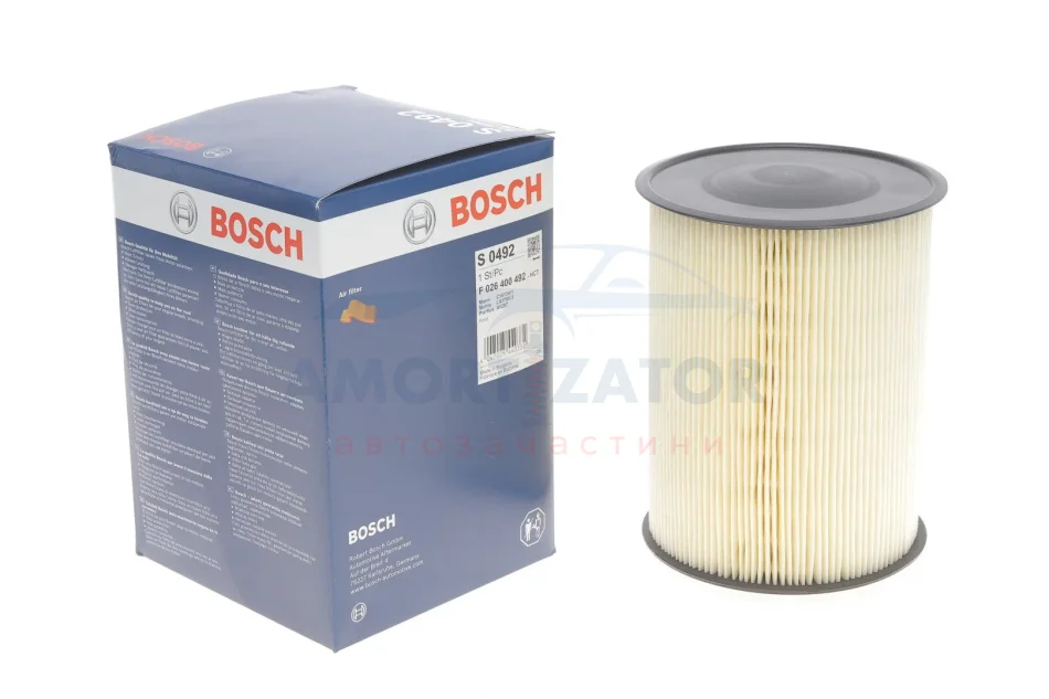 ПОВІТРЯНИЙ ФІЛЬТР ВСТАВКА BOSCH F 026 400 492 (фото 1)