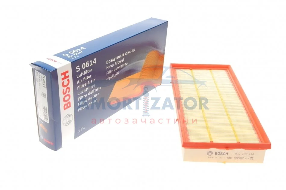 ПОВІТРЯНИЙ ФІЛЬТР BOSCH F 026 400 614 (фото 1)