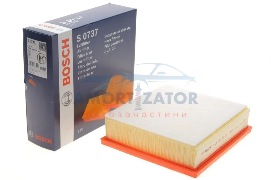 ВСТАВКА ПОВІТРЯНОГО ФІЛЬТРА F 026 400 737 BOSCH F026400737 (фото 1)