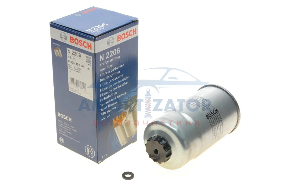 ФІЛЬТР ТРУБОПРОВОДУ BOSCH F 026 402 206 (фото 1)