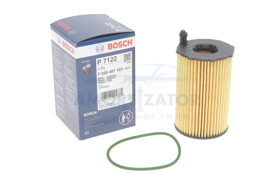 ФІЛЬТР МАСЛЯНИЙ, ВСТАВКА BOSCH F 026 407 122 (фото 1)