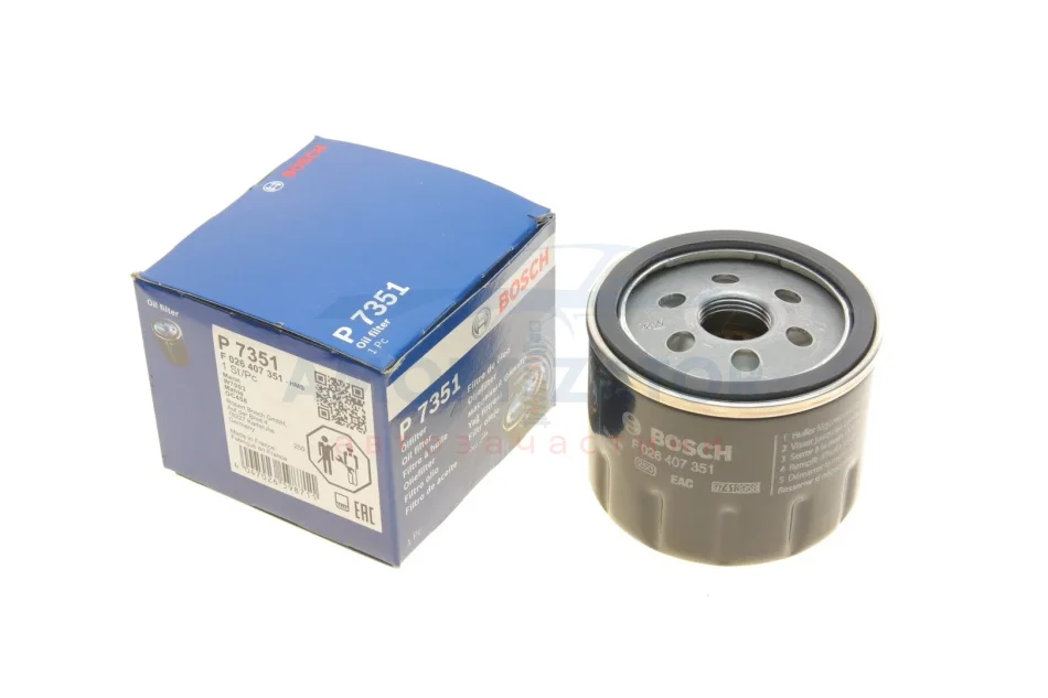 МАСТИЛЬНИЙ ФІЛЬТР BOSCH F 026 407 351 (фото 1)