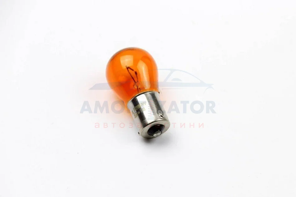 Автолампа BAU15S 24V 21W PY21W Янтарний BOSMA 3493 (фото 1)