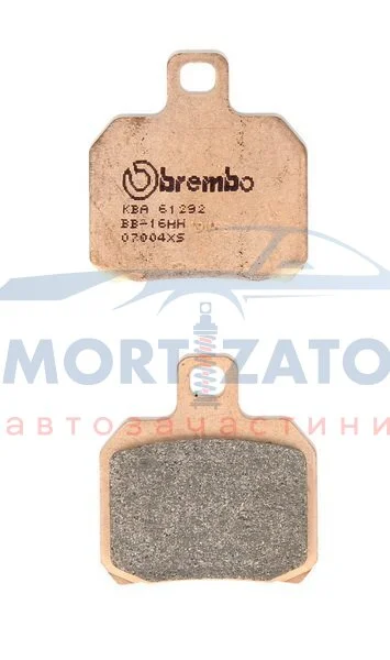 Гальмівні колодки BREMBO 07004XS (фото 1)
