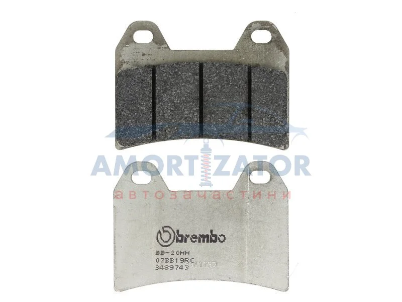 Гальмівні колодки BREMBO 07BB19RC (фото 1)