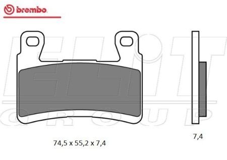 Гальмівні колодки BREMBO 07KA29SC