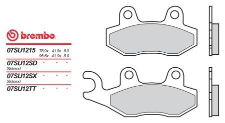 Гальмівні колодки BREMBO 07SU12SX