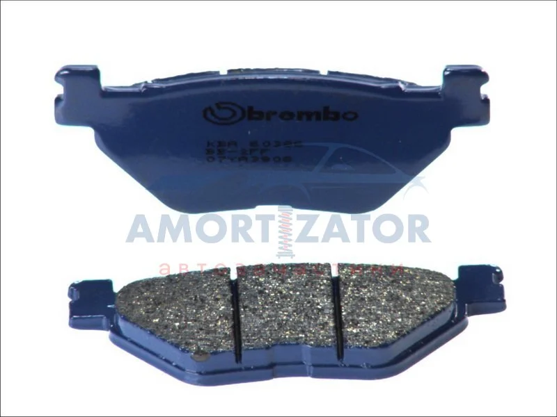 Гальмівна колодка (диск) BREMBO 07YA3908 (фото 1)