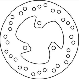 Гальмівний диск BREMBO 68B40717