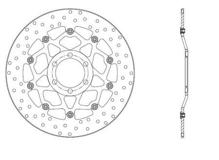 Гальмівний диск BREMBO 78B40813